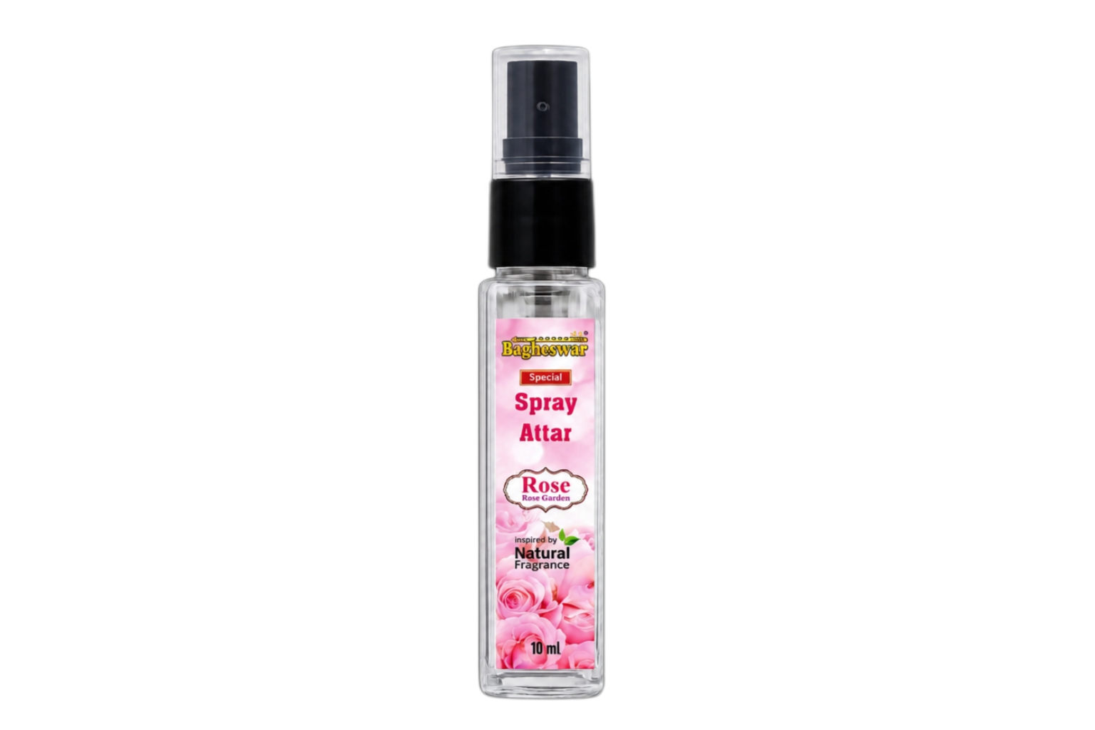 Bagheswar Rose Spray Attar 10ml (pack of 12 pieces)