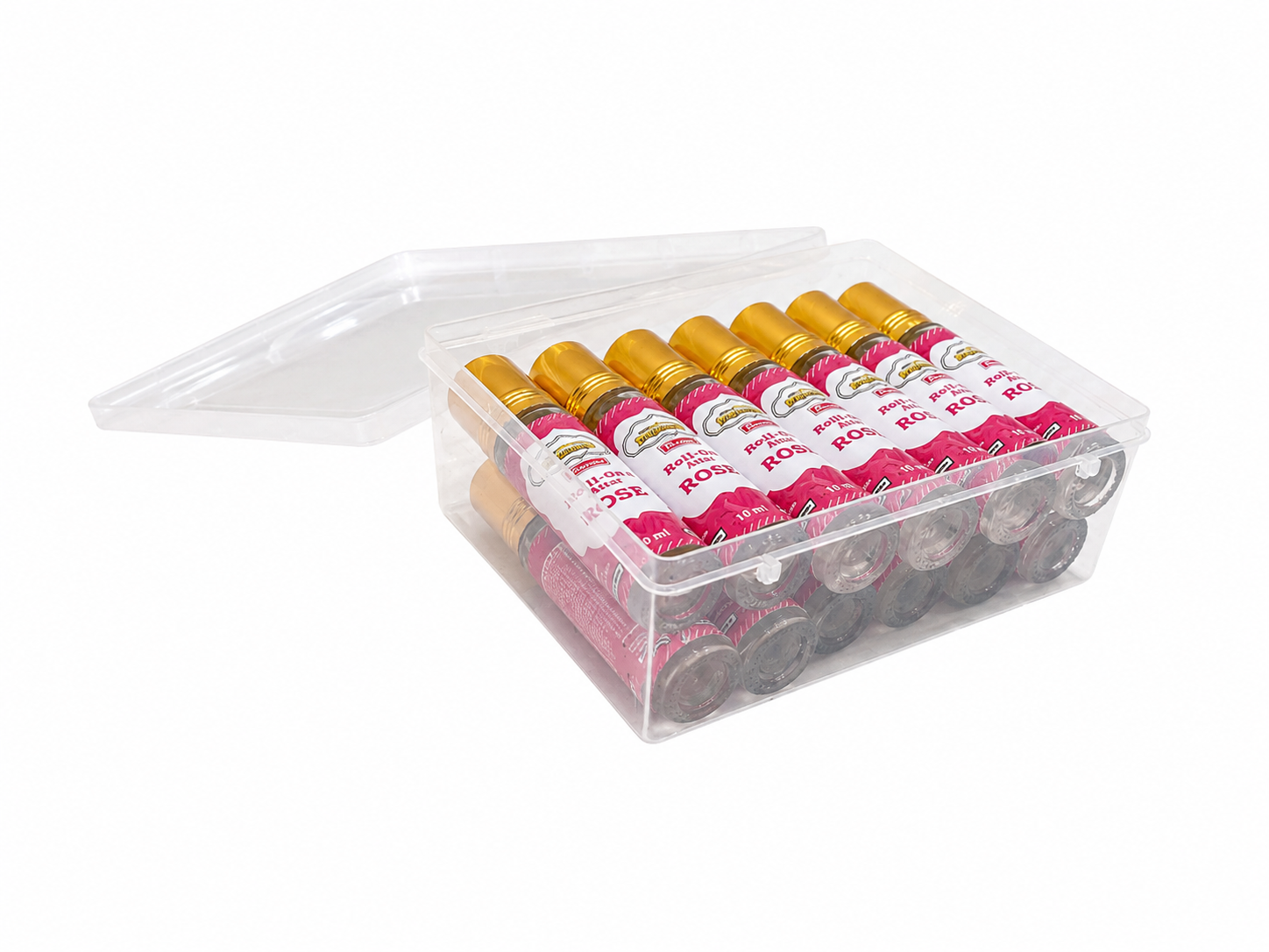 Bagheswar Roll on Rose Attar-10 ml (pack of 12 Pieces)