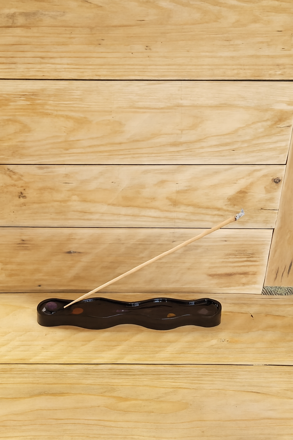 Porte-encens ondulé 7 Chakras