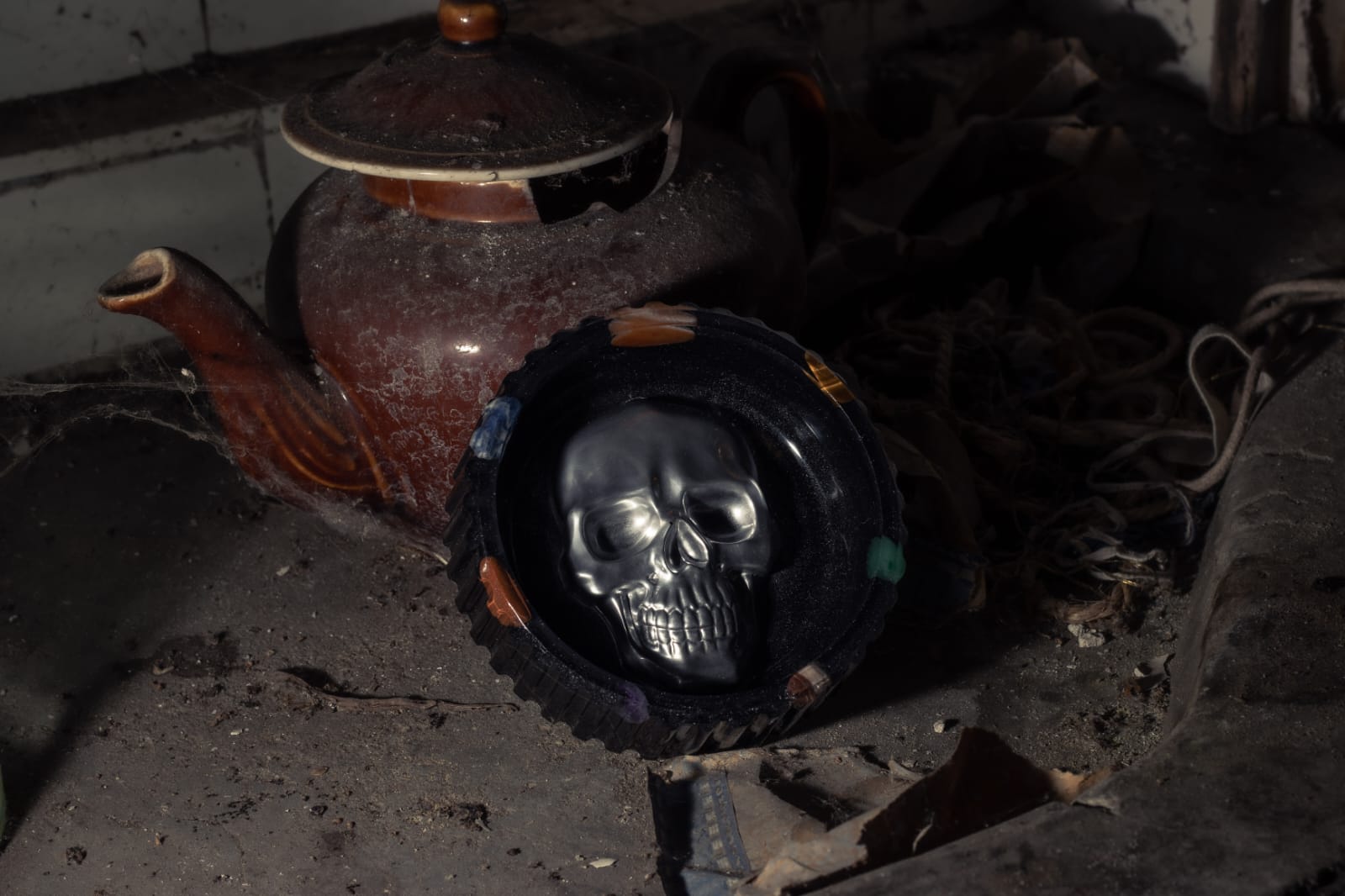 Cendrier Crâne 7 Chakras