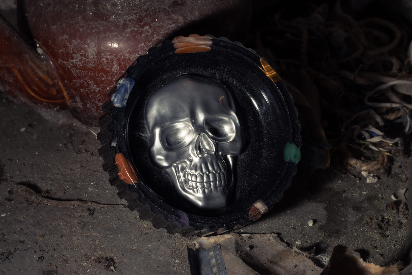 Cendrier Crâne 7 Chakras