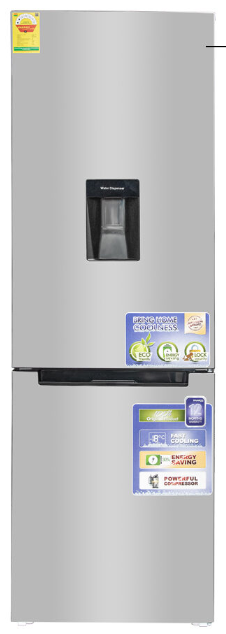 NASCO 268L Double Door Refrigerator