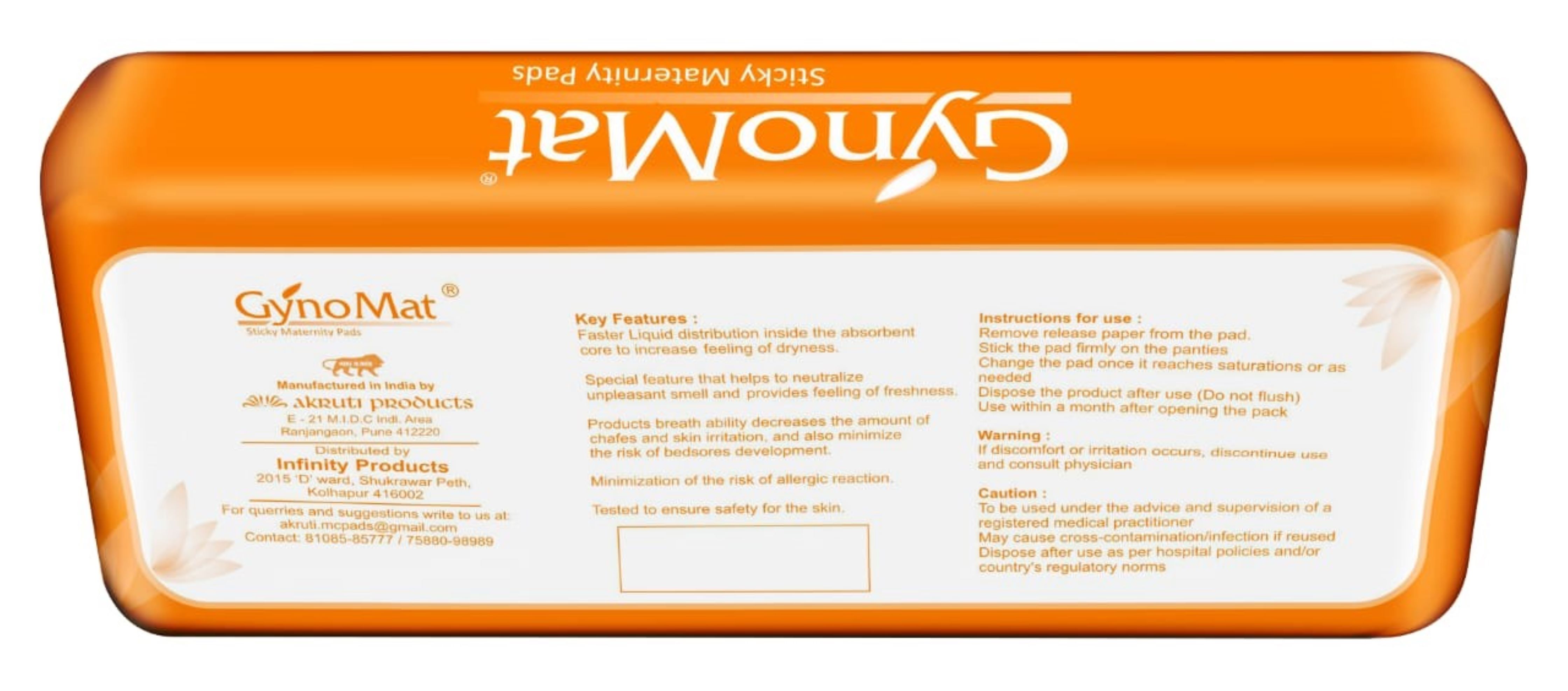 GynoMat Sticky Maternity Pads