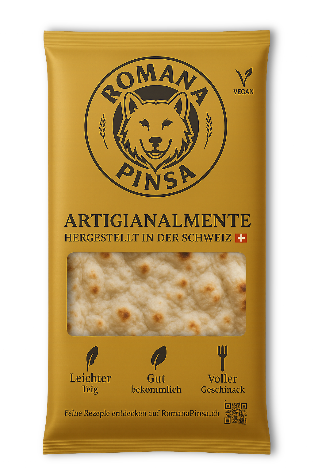 Handgefertigte Pinsa Romana