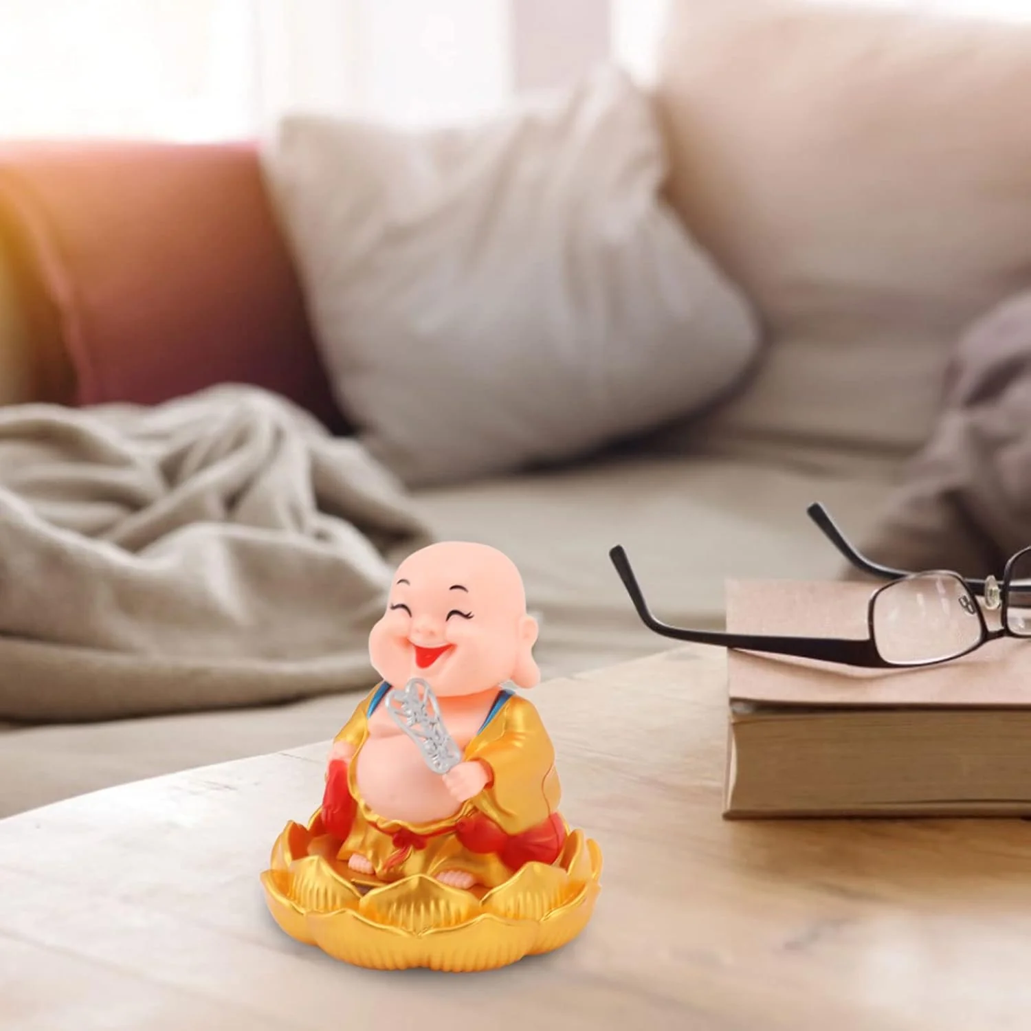 Smiling Buddha Figurine
