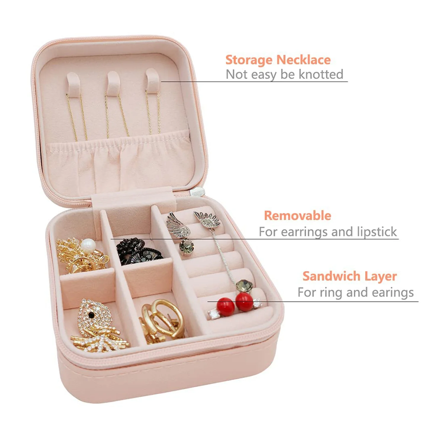 Portable Jewelry Storage Box