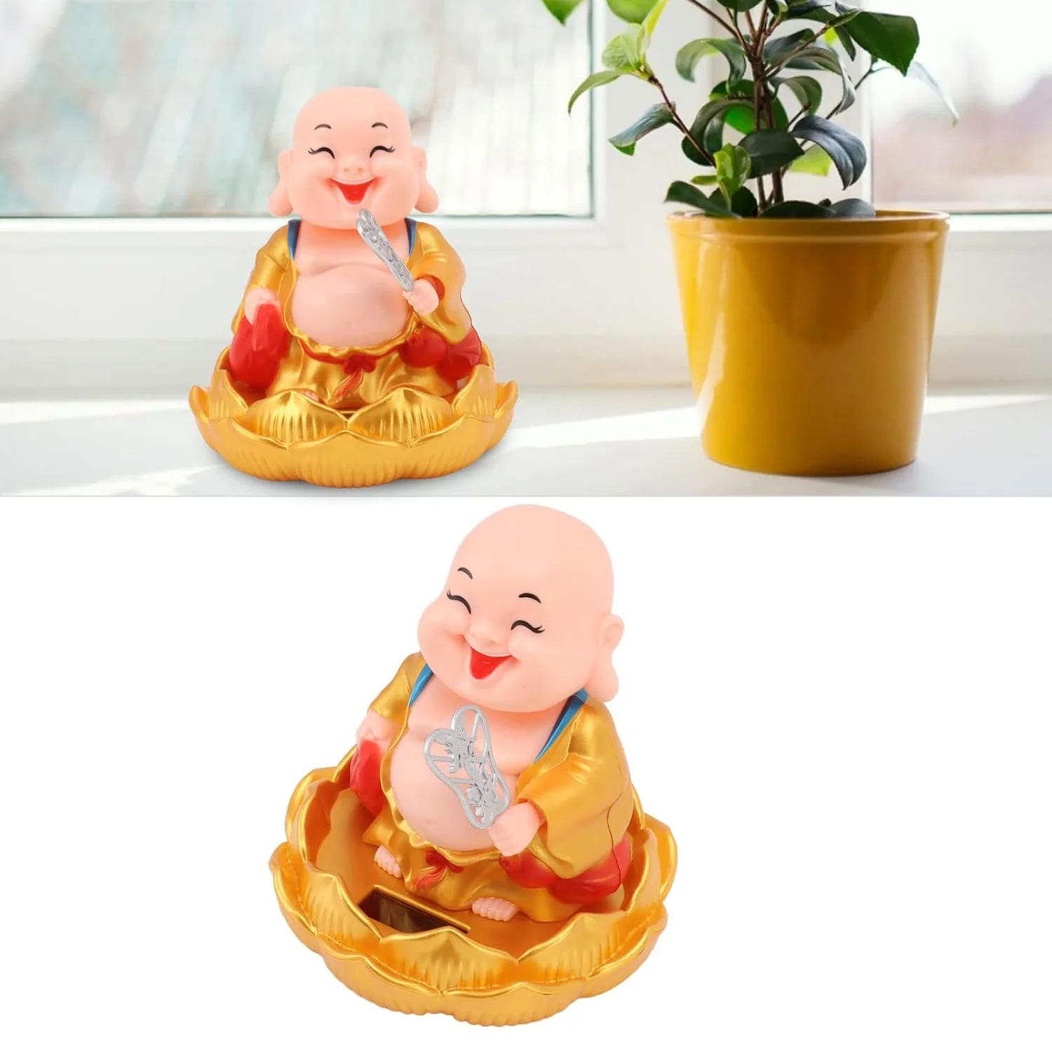 Smiling Buddha Figurine