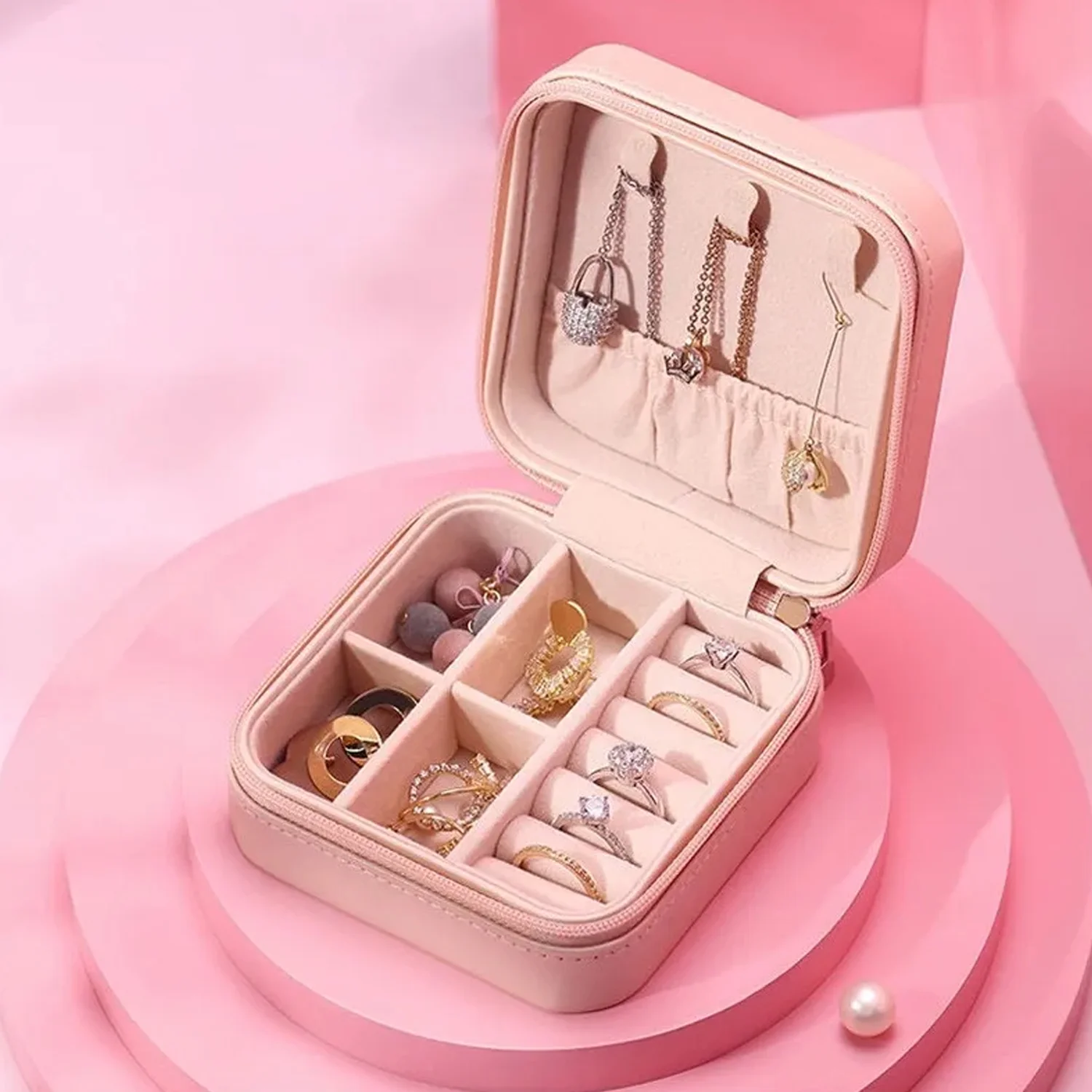 Portable Jewelry Storage Box