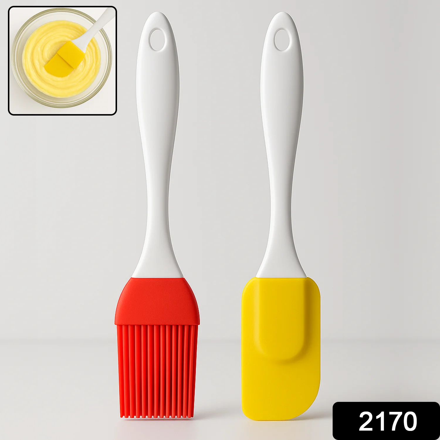 Silicone Baking Brush and Spatula Set