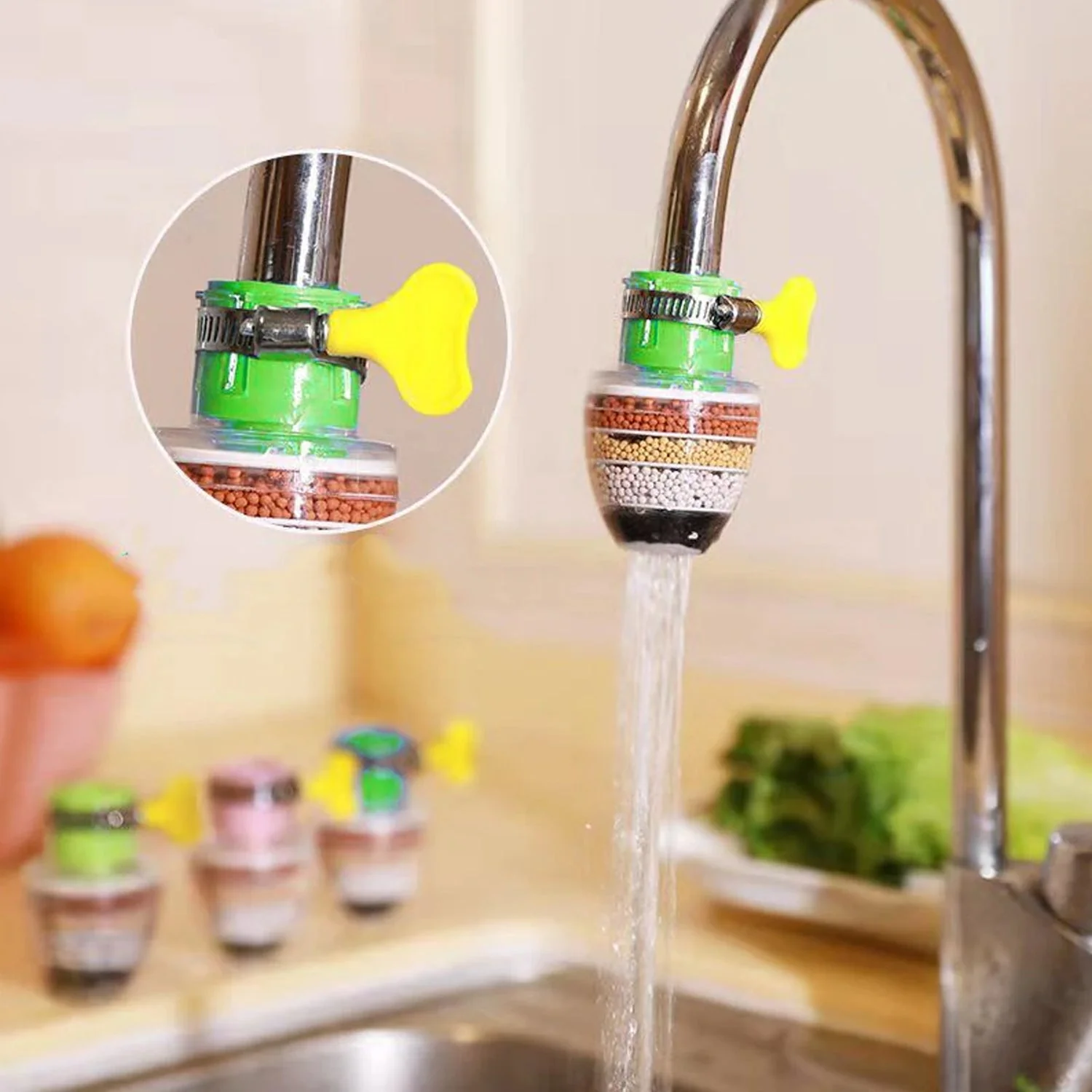 6-Layer Faucet Water Filter