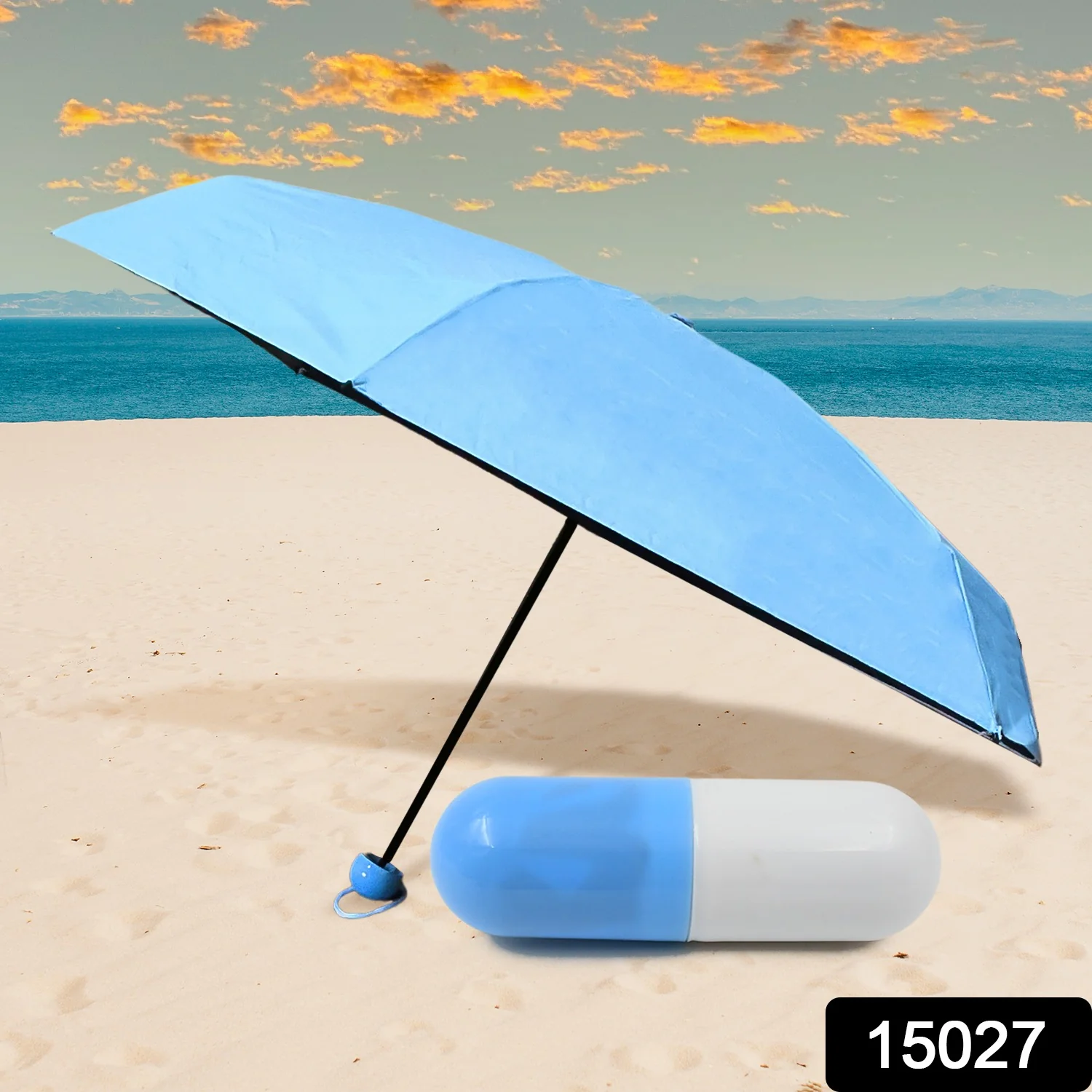 5 Fold Umbrella With Capsule Case