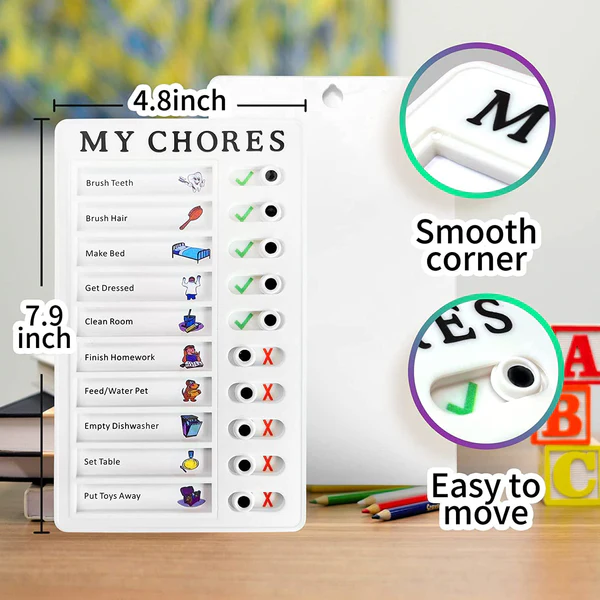 Kids Essential's task board 
