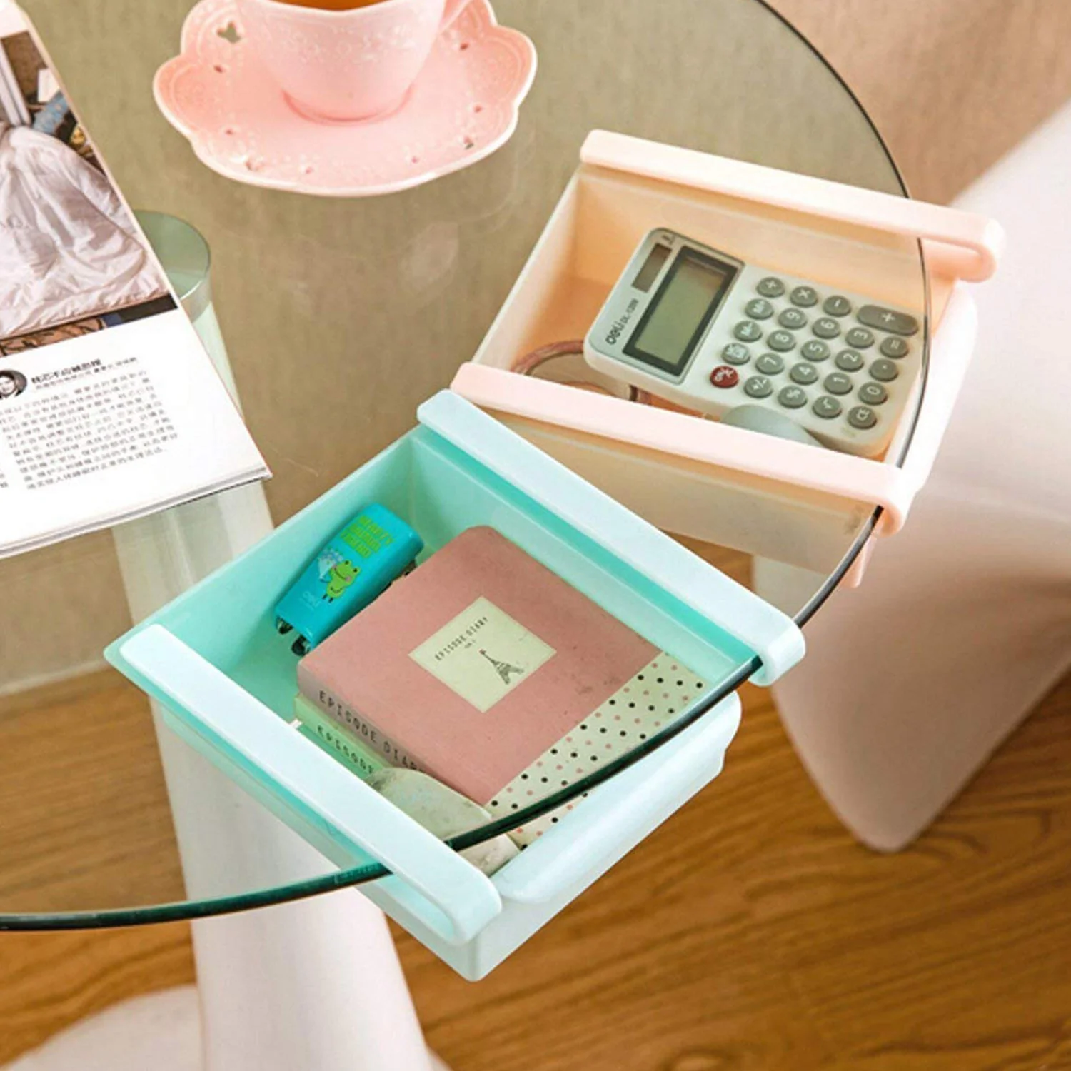 Adjustable Fridge Storage Drawer