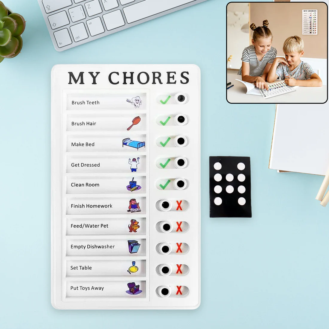 Kids Essential's task board