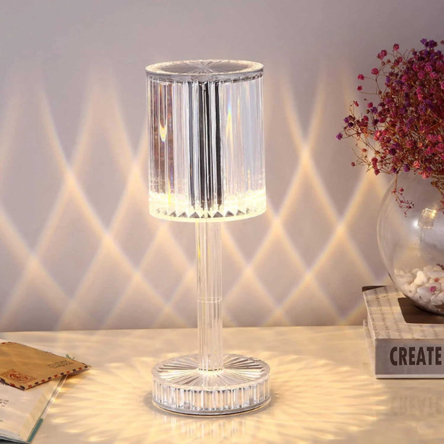 Crystal LED Table Lamp