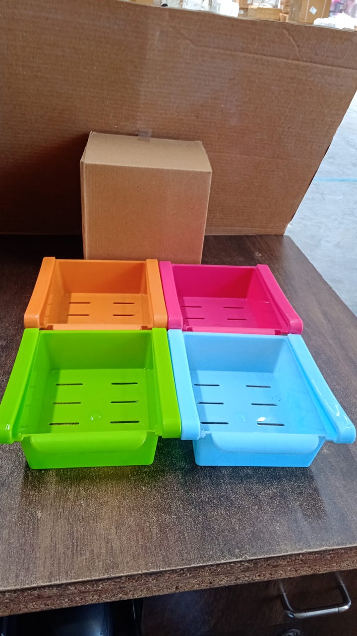 Adjustable Fridge Storage Drawer