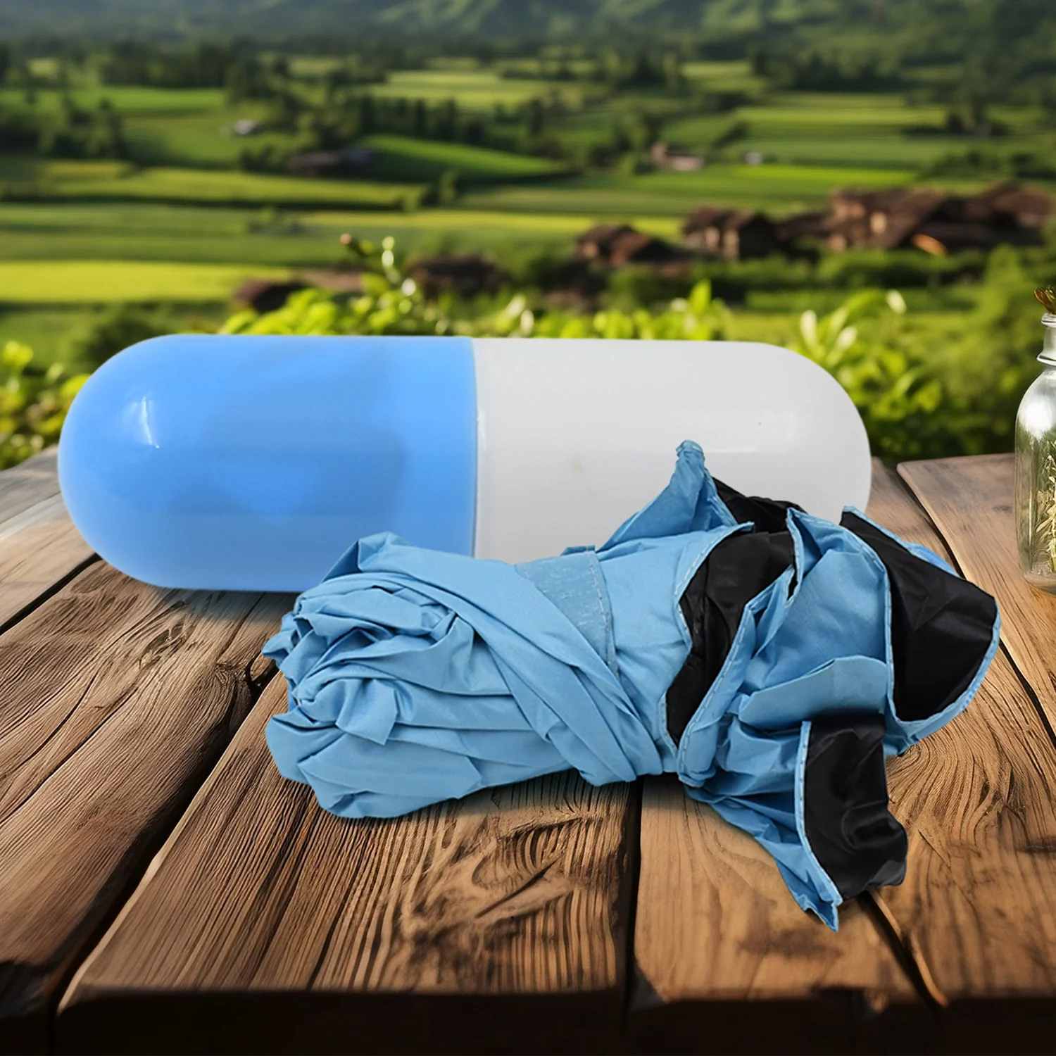 5 Fold Umbrella With Capsule Case 