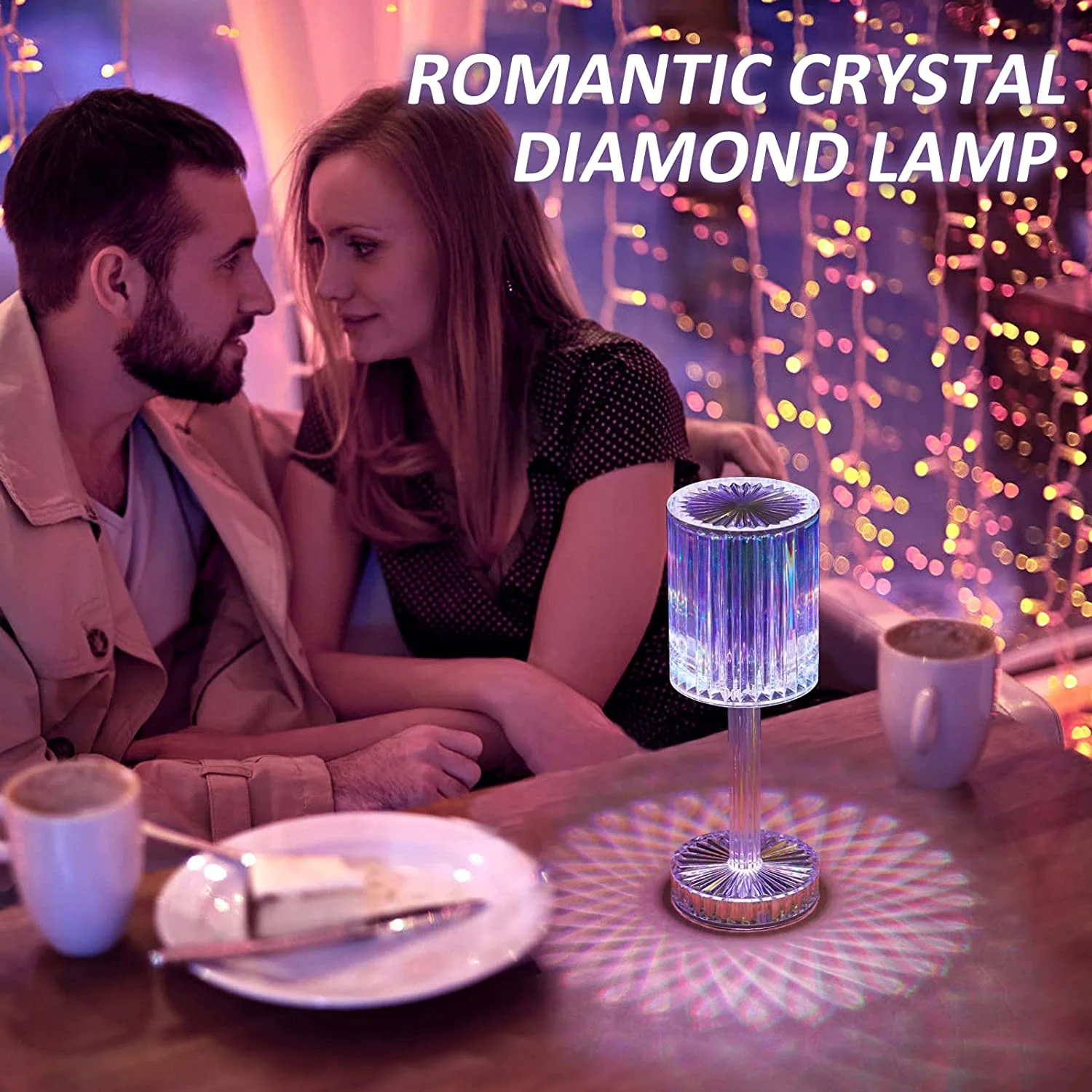 Crystal LED Table Lamp