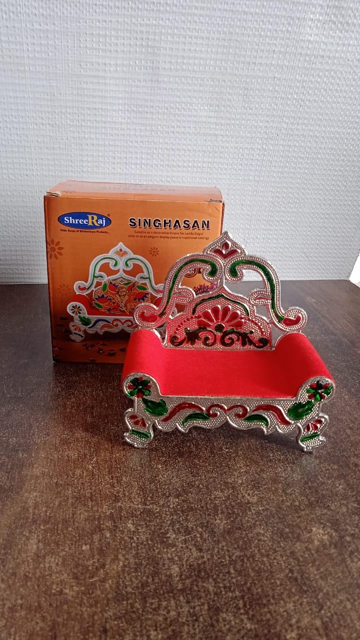 Decorative Wooden Handcrafted Singhasan