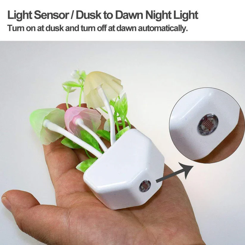 LED Mushroom Night Light