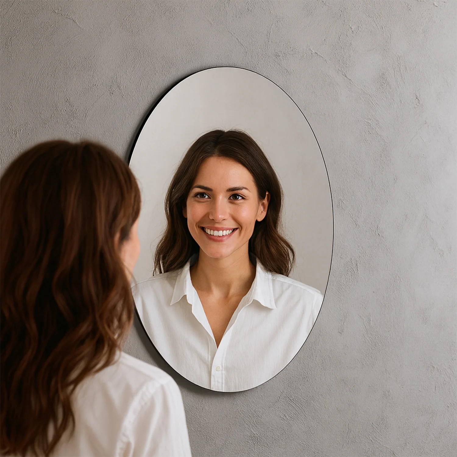 Oval Wall Mirror