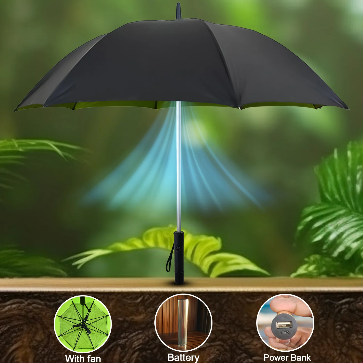 Classic Black Umbrella