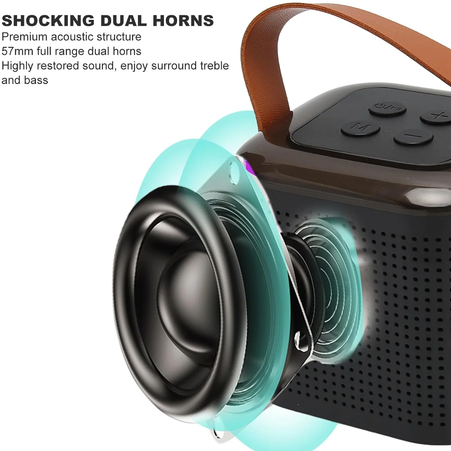 Portable LED Bluetooth Speaker With RGB Light