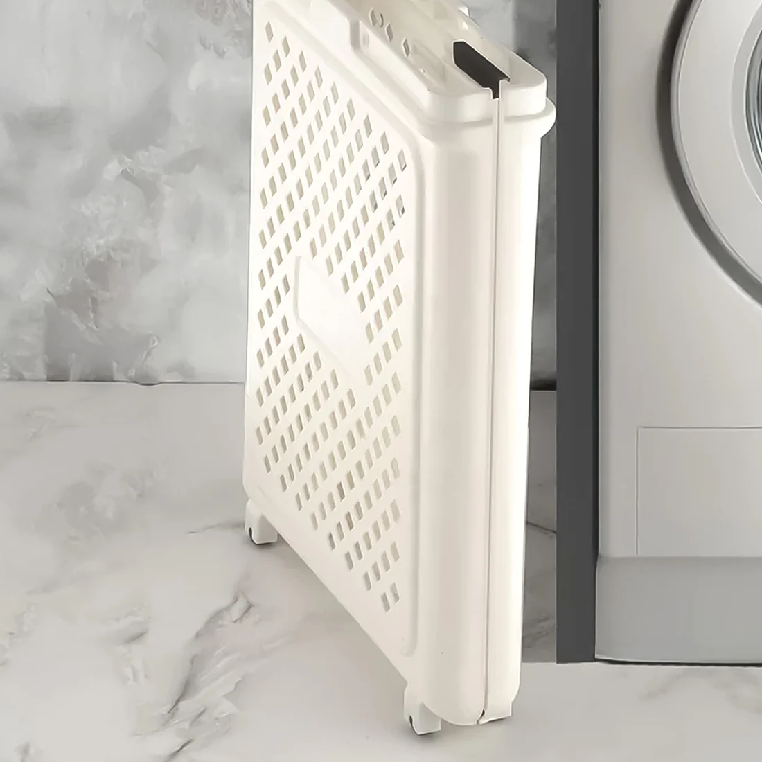 Foldable Multipurpose Laundry Basket with Wheels