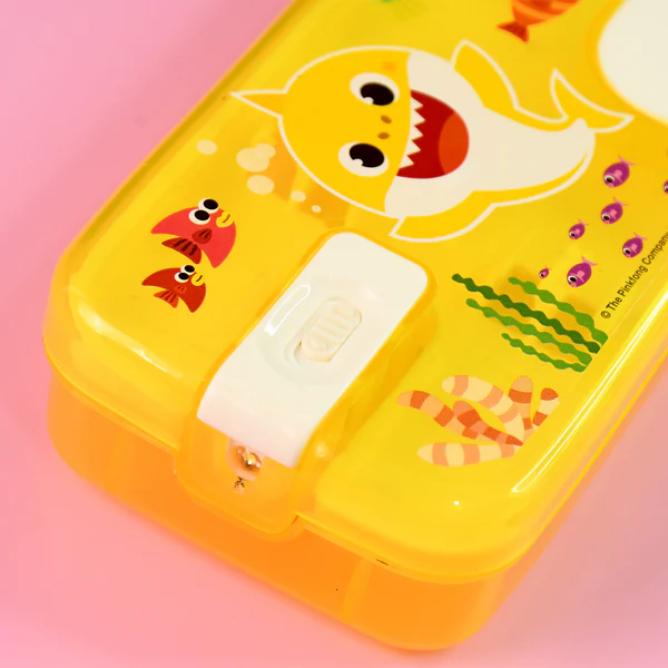 Cartoon Pencil Box with LED Light