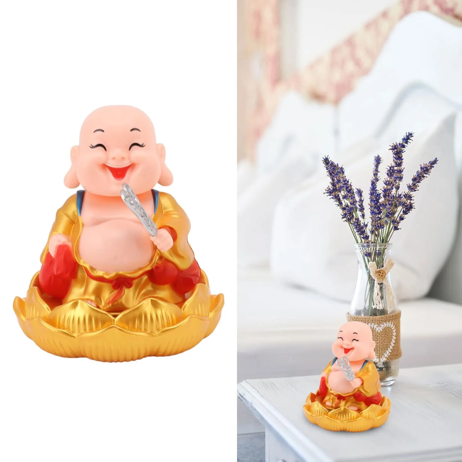 Smiling Buddha Figurine