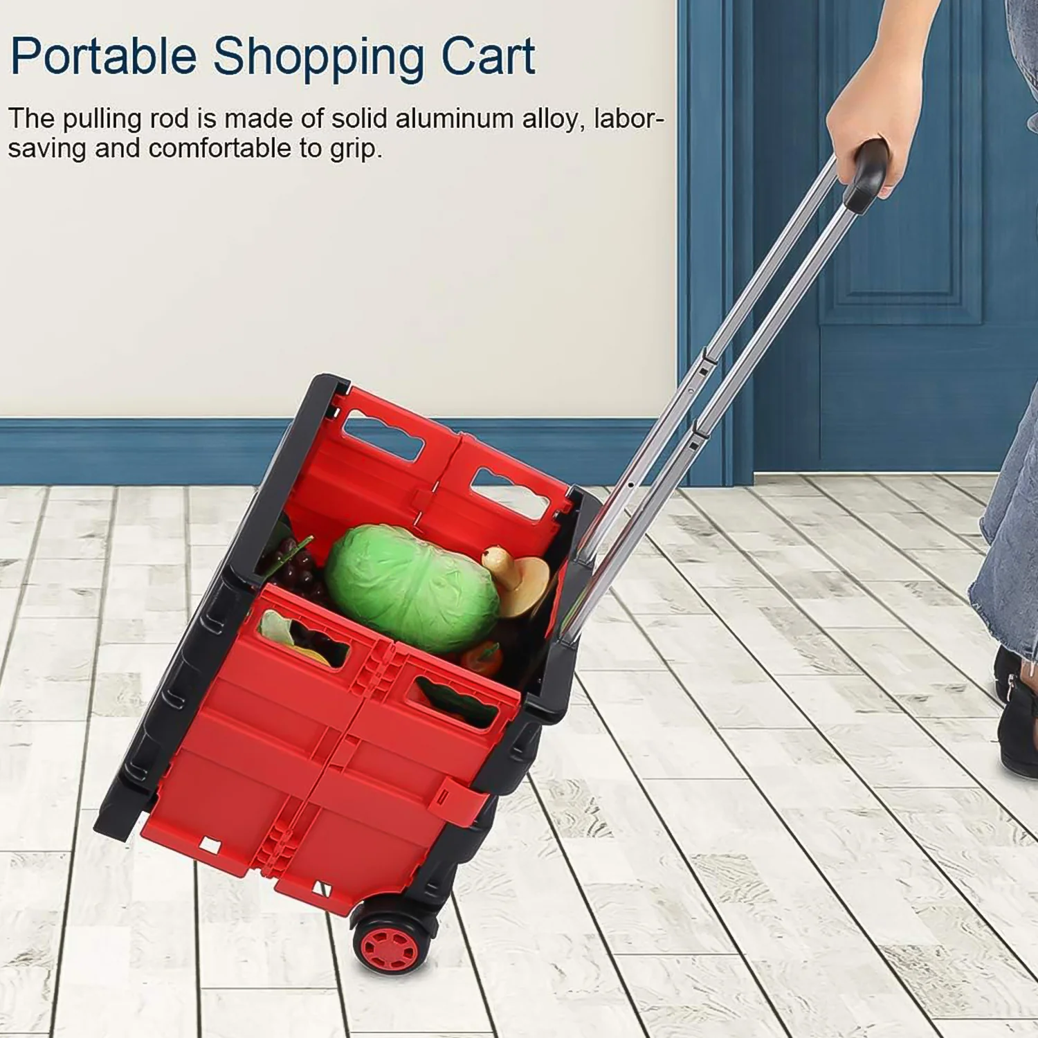 Portable Rolling Storage Cart
