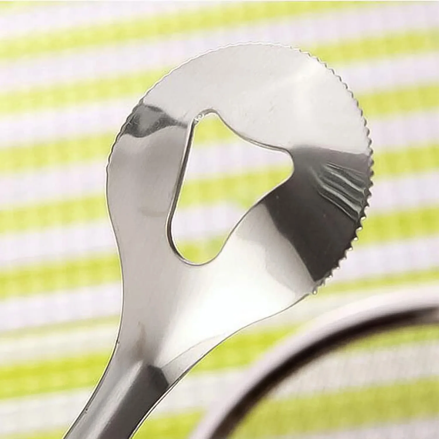 Stainless Steel Frying Tongs with Strainer
