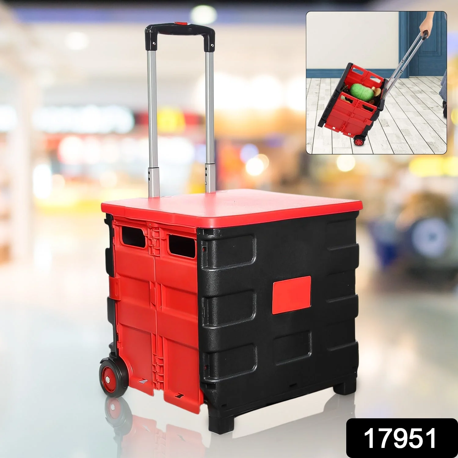 Portable Rolling Storage Cart