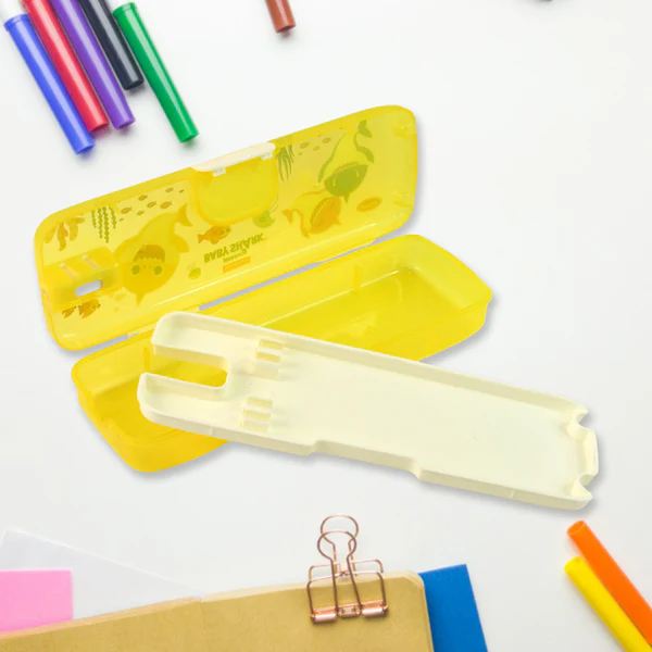 Cartoon Pencil Box with LED Light