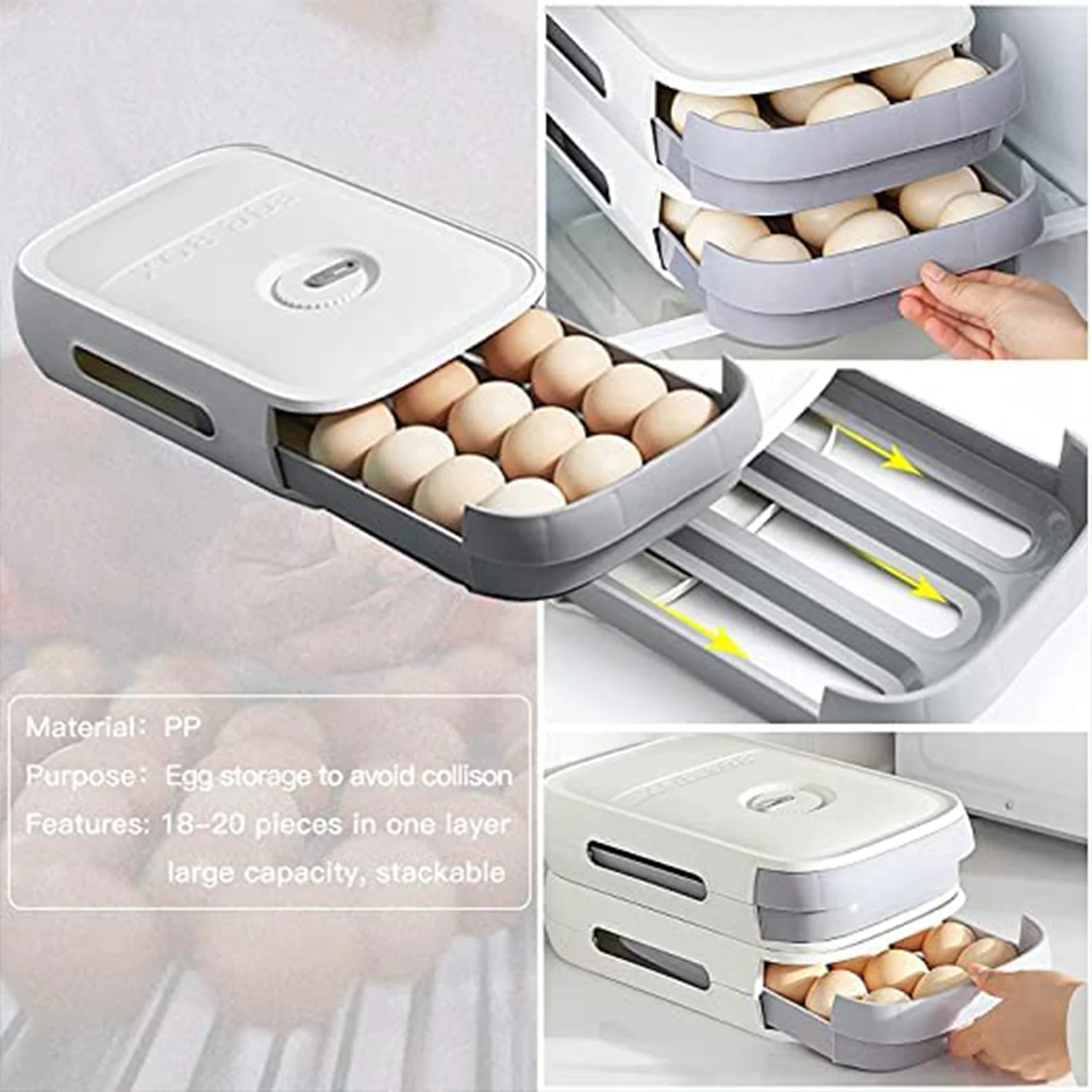 Stackable Egg Storage Box