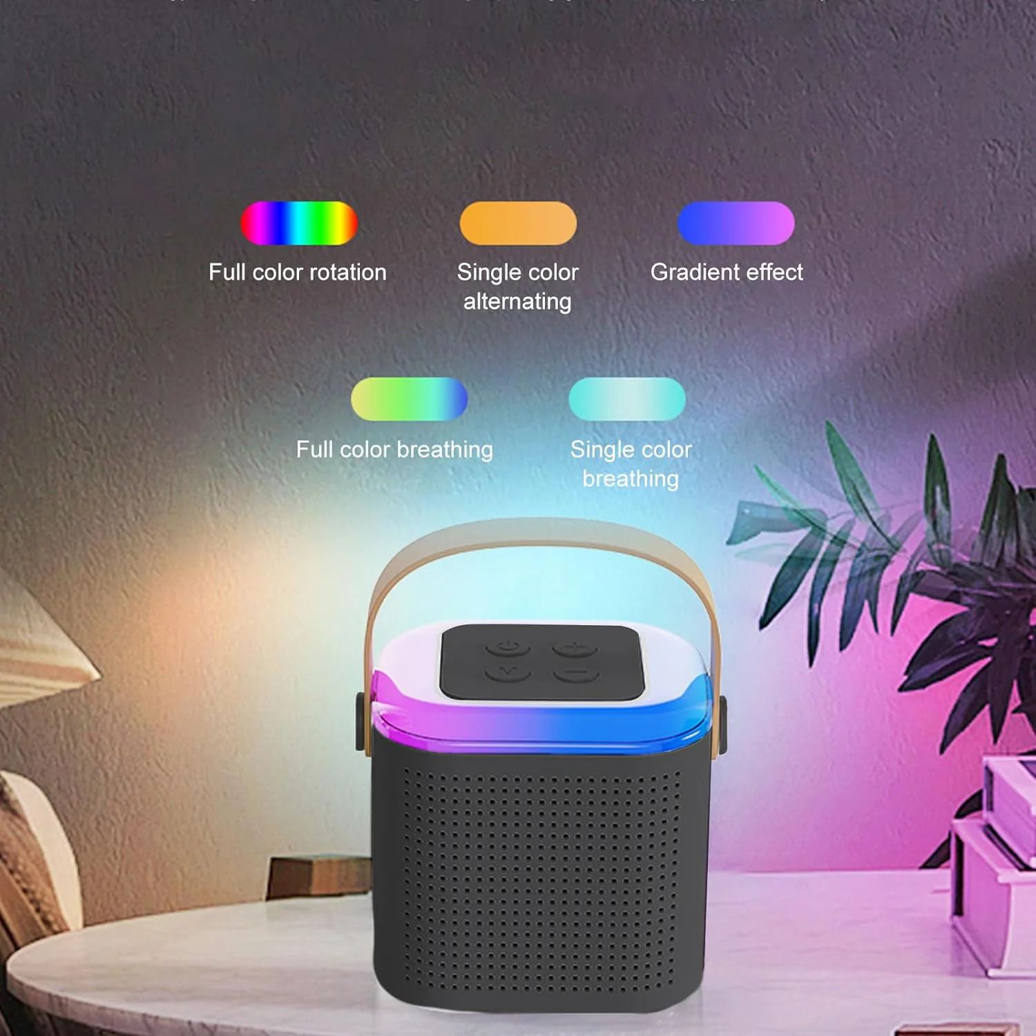 Portable LED Bluetooth Speaker With RGB Light