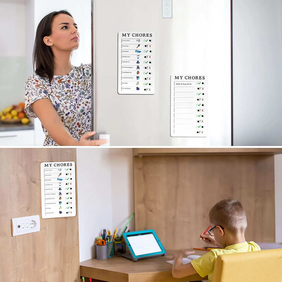 Kids Essential's task board 