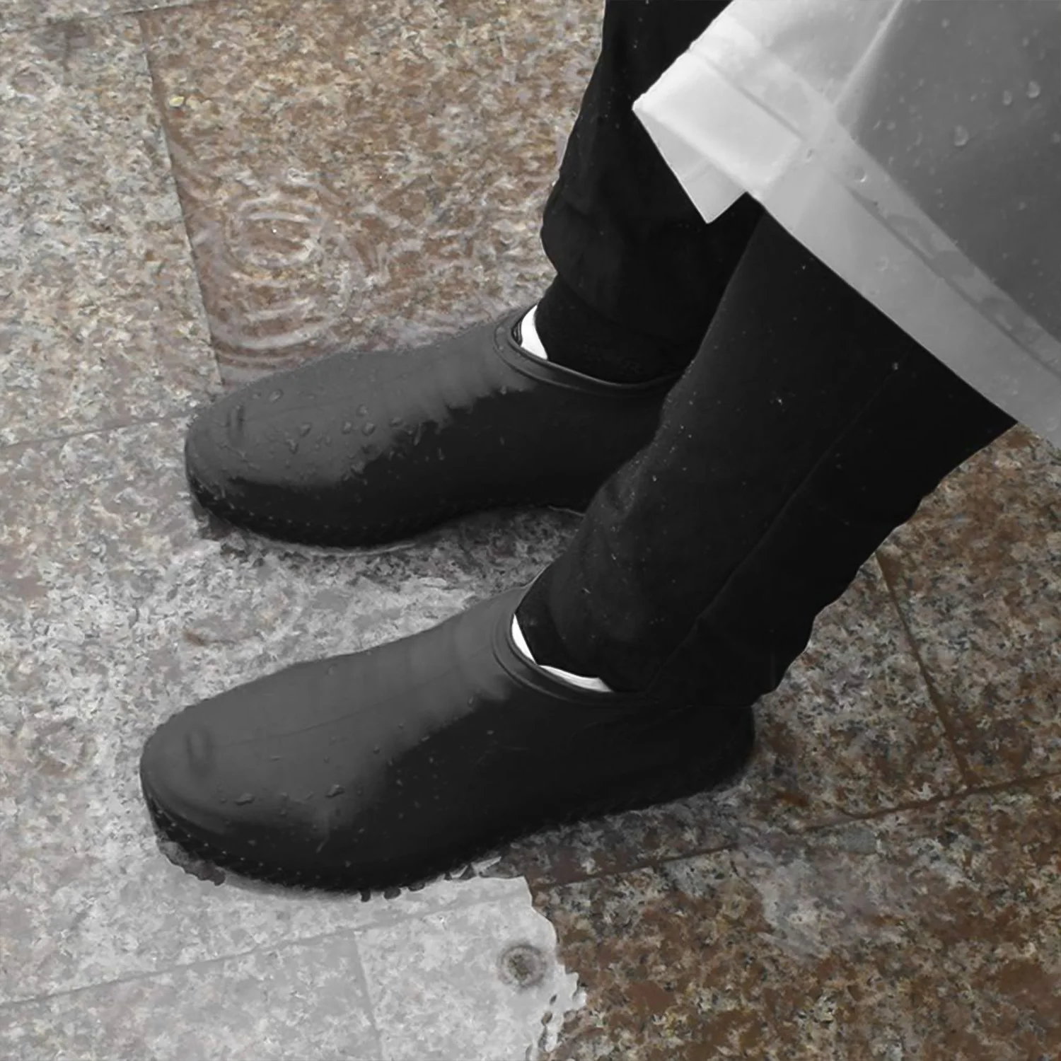 Reusable Waterproof Silicone Shoe Covers (Small)
