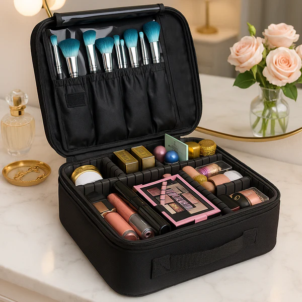 Adjustable Makeup Organizer Case