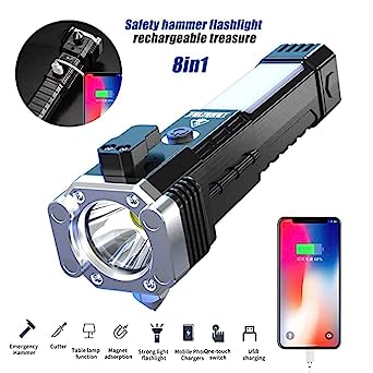 Portable 3W Rechargeable LED Torch Flashlight.