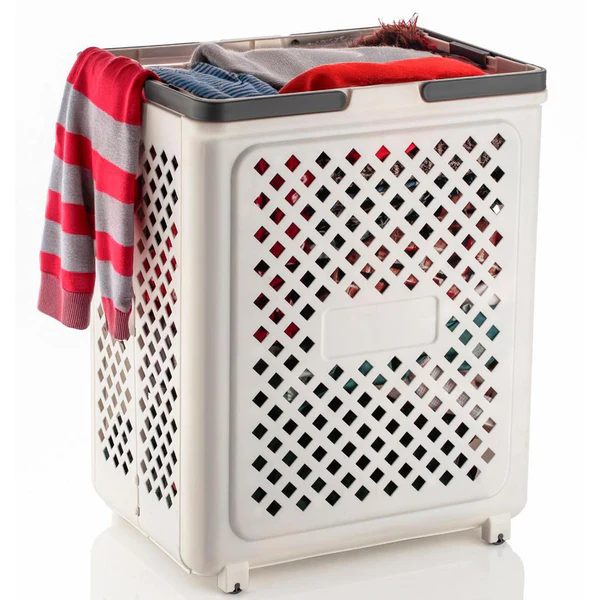 Foldable Multipurpose Laundry Basket with Wheels