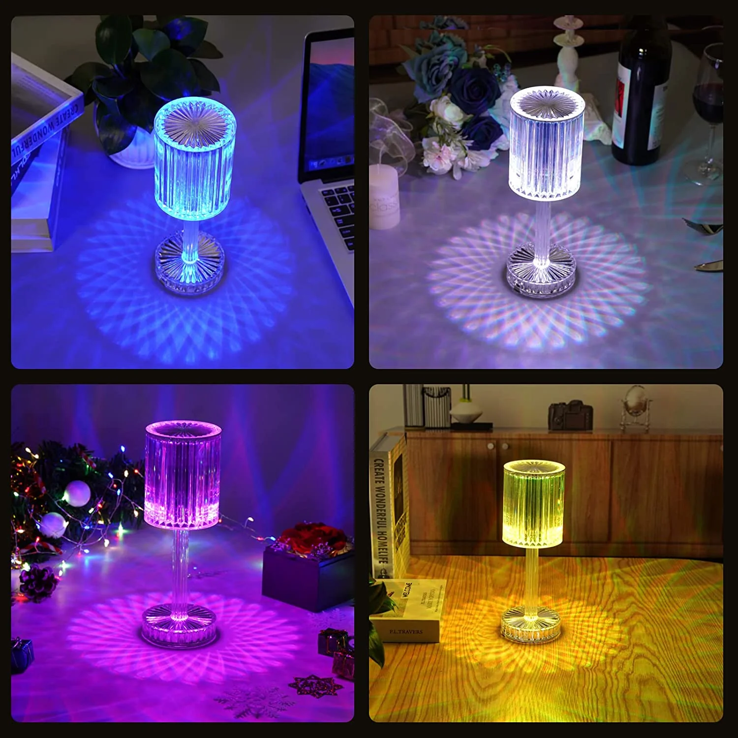 Crystal LED Table Lamp