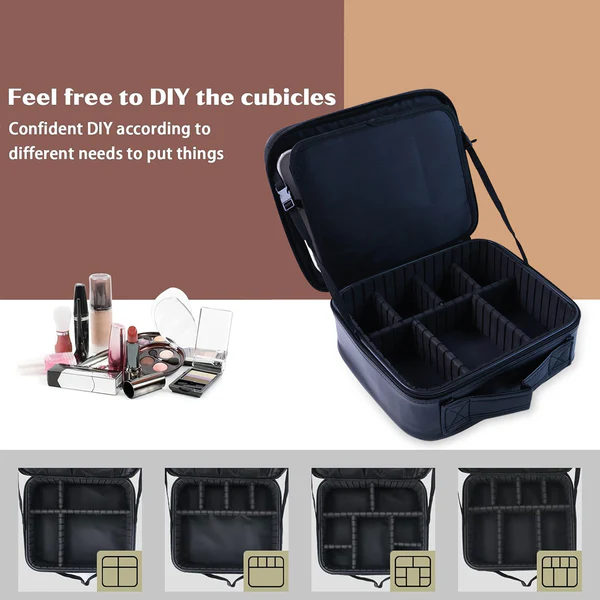 Adjustable Makeup Organizer Case