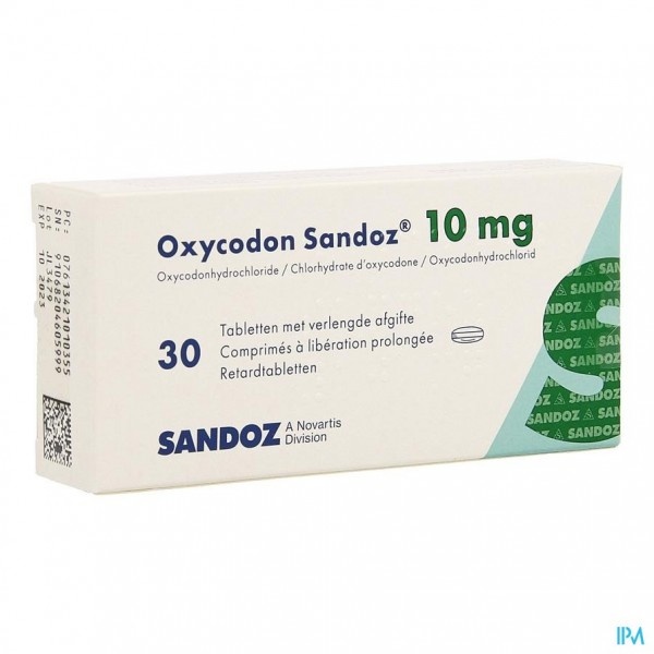 Oxycodon HCl 10mg kopen
