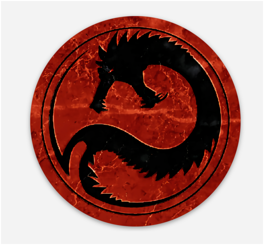 Draconis Combine - House Kurita Vinyl 3" Sticker