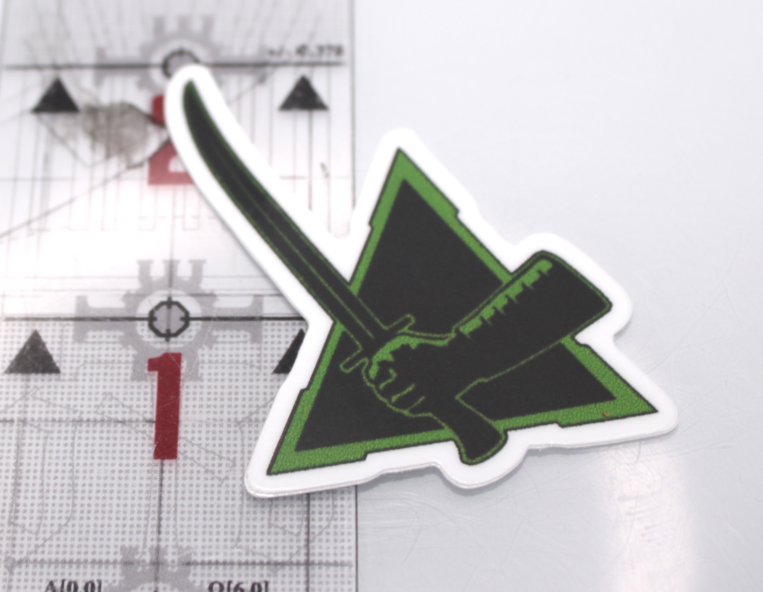 Capellan Confederation - House Liao Vinyl Sticker 1.44" x2"