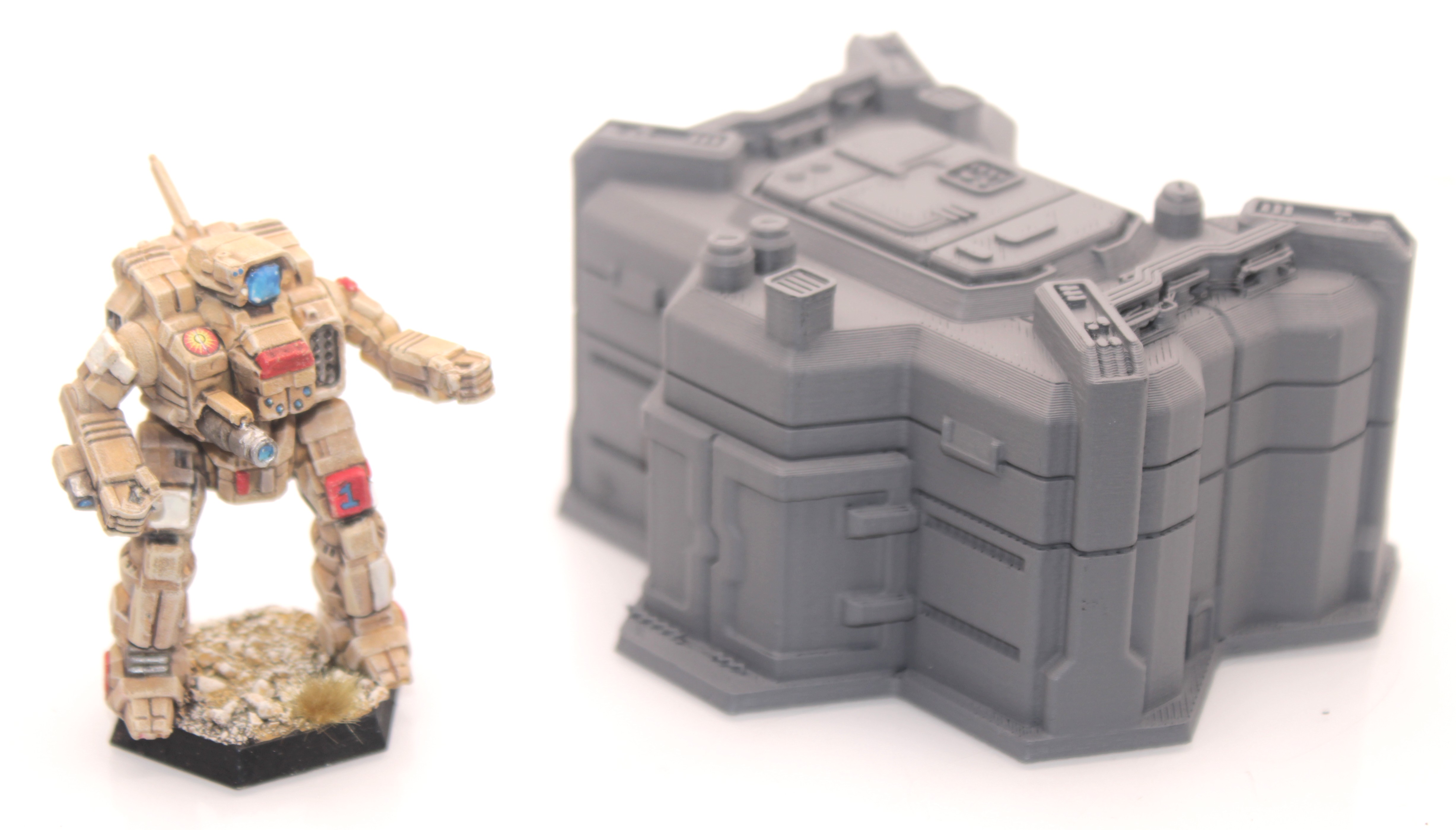 BattleTech Hexed Airbase Hanger Building