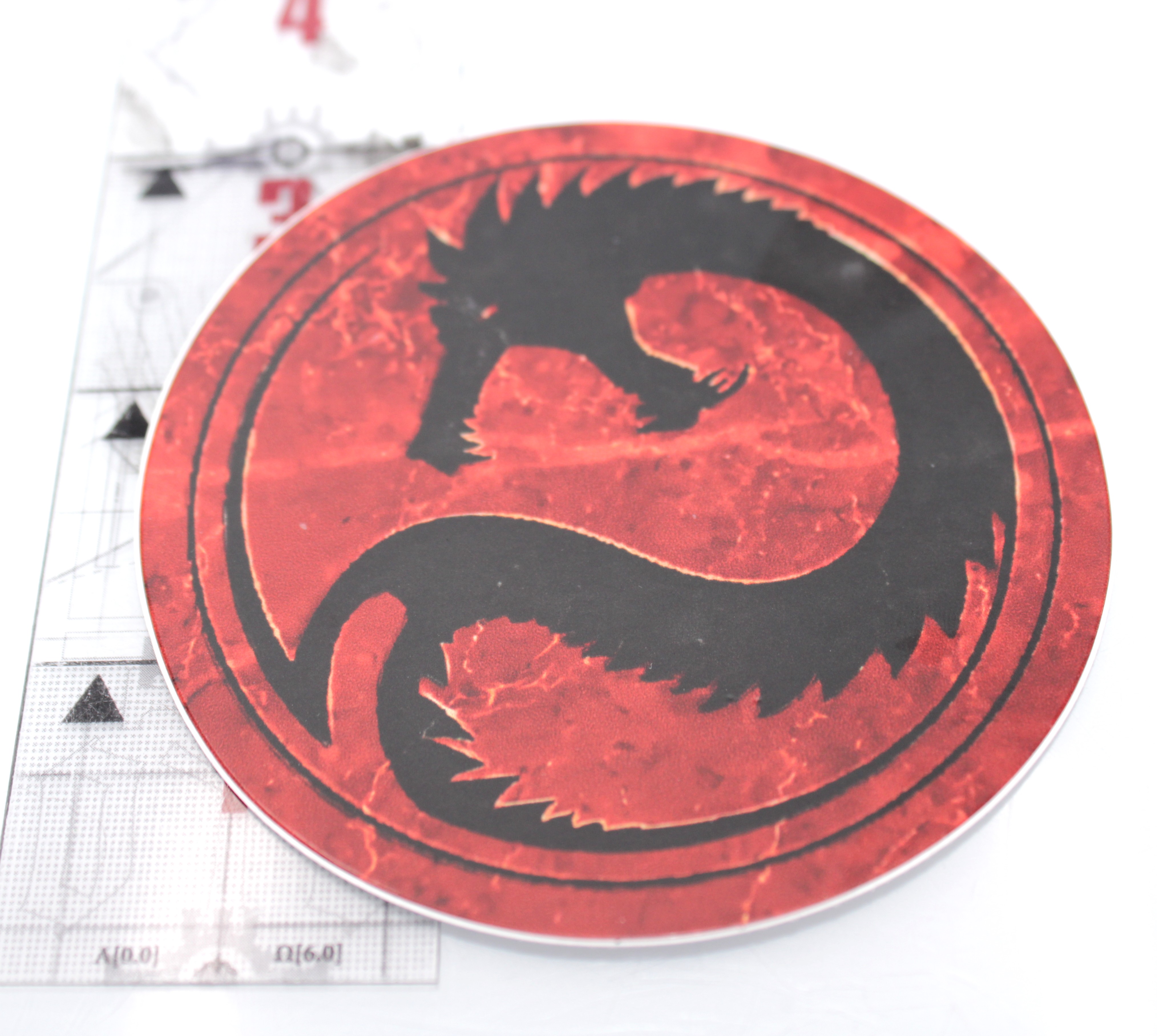 Draconis Combine - House Kurita Vinyl 3" Sticker