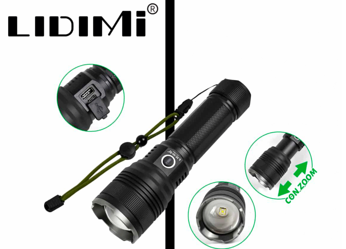 Linterna Táctica Profesional Lidimi LD-L428A