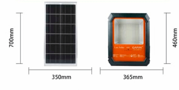 Proyector Solar LED Cafini 1200W – Alto Rendimiento y Máxima Cobertura